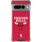 NBA Chicago Bulls Red Distressed Google Pixel 7 Pro Clear Case